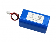 7.2V 6600mAh 18650 進(jìn)口鋰電池|2S2P鋰電池-2pin